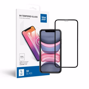Suojalasi Blue Star - APP IPHONE XR/11 5D koko peite musta