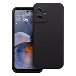 Silikoninen suojakuori Motorola G55 5G:lle 2mm musta