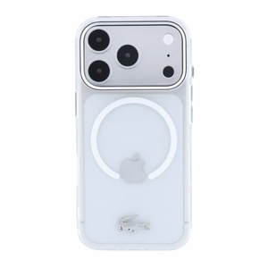 Case Lacoste IML Frosted Petit Pique Metal Logo MagSafe Apple iPhone 18 Pro Max