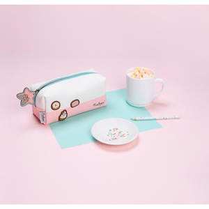 Pusheen Rose Collection -kosmetiikkalaukku, 20 × 9 × 8,5 cm