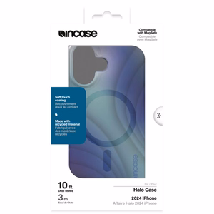 Incase Halo Case -suojakuori MagSafe-tuella iPhone 16:lle, Tidal Ocean
