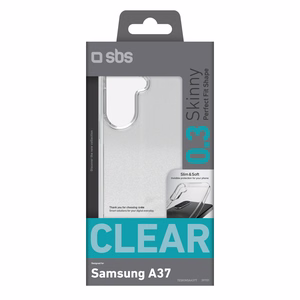 SBS Skinny -suojakuori Samsung Galaxy A37:lle - läpinäkyvä