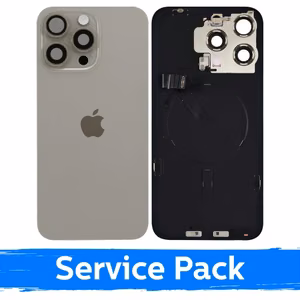 Takakuori yhteensopiva Apple iPhone 15 Pro Max / Natural Titanium / (Service Pack)