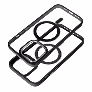 Case for Samsung S26 PLUS Color Edge Mag Cover compatible with MagSafe black