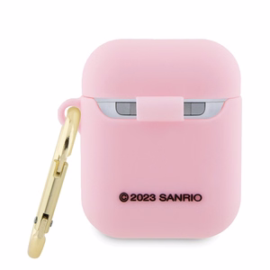 Hello Kitty Silicone 3D Kitty Head case for AirPods 1/2 - pink