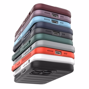 Magic Shield Kotelo iPhone 13 Pro Max joustava panssaroitu suojus punainen