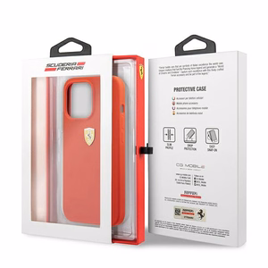 Ferrari FESSIHCP13XRE iPhone 13 Pro Max 6.7" punainen/punainen kovakotelo Silikoni