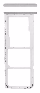 SIM-kortin pidike Samsung A226 A22 5G valkoinen alkuperäinen (service pack)