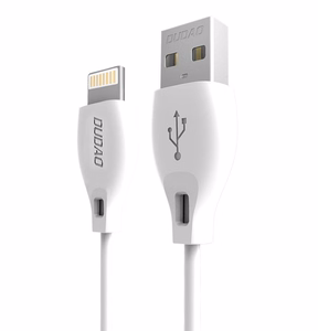 Dudao USB / Lightning -kaapeli 2.4A 1m valkoinen (L4L 1m white)