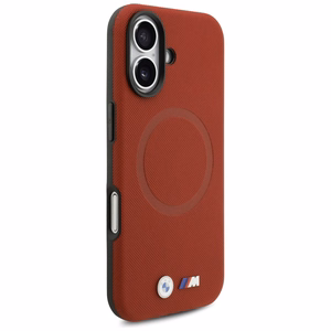 BMW M FW Metal Logo MagSafe Suojakuori iPhone 17:lle - punainen