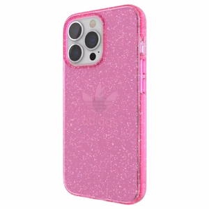 Adidas OR Suojaava kirkas kotelo Glitter iPhone 13 Pro / iPhone 13 - vaaleanpunainen