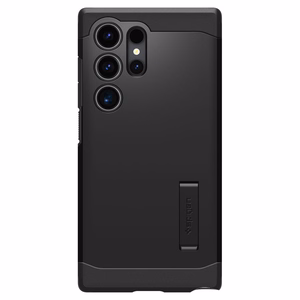 Spigen Tough Armor suojakuori Samsung Galaxy S24 Ultra:lle musta