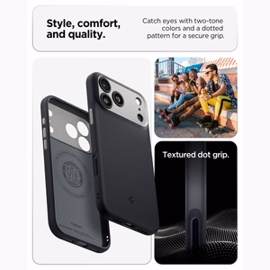 Spigen Nano Pop MagSafe -suojakuori iPhone 17 Pro Max / 18 Pro Max -malleille, musta