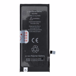 JCID Akku iPhone XR:lle 3500 mAh (suuri kapasiteetti)