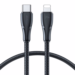 Joyroom Surpass Series A11 Lightning / USB-C 20W 0.25 m kaapeli - musta