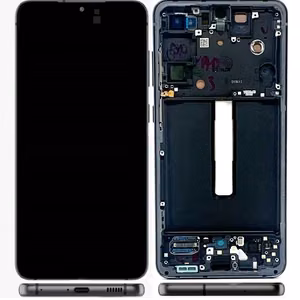 LCD-näyttö Samsung G990 S21 FE 5G kosketusnäytöllä ja kehyksellä Graphite alkuperäinen (service pack)