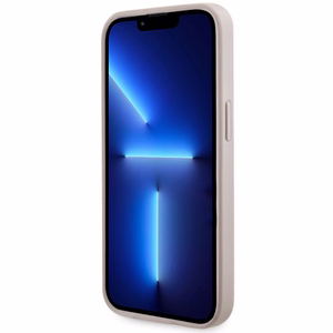 Guess GUHMP13LP4RPSP iPhone 13 Pro / 13 6.1 vaaleanpunainen/vaaleanpunainen suojakuori 4G Printed Stripes MagSafe