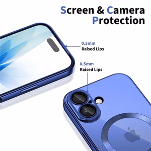 Tech-Protect MagFlex MagSafe Suojakuori iPhone 17 -lle - kirkas laivastonsininen