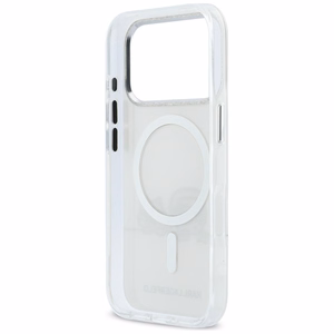 Karl Lagerfeld IML Karl & Choupette Peekaboo Logo MagSafe Suojakuori iPhone 17 Pro Maxille - Valkoinen
