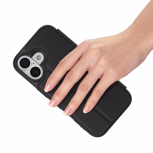 DUX DUCIS lompakkosuojakuori SKIN PRO iPhone 17:lle musta