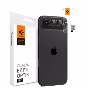 Spigen Optik Pro L-Series Glas.Tr Ez Fit Kameransuoja 2-pack iPhone 17 Air -lle - musta