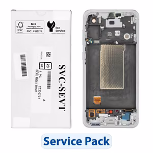 ServicePack LCD-näyttö Samsung A56 5G A566B - harmaa GH82-36829B