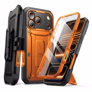 Supcase Unicorn Beetle Pro Suojakuori iPhone 17 Pro Max:lle - Oranssi