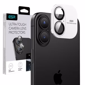ESR Armorite Karkaistu Lasi iPhone 16 / 16 Plus Kameralle - Musta