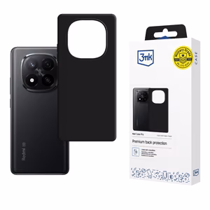 3mk Matt Case Pro for Xiaomi Redmi Note 15 Pro+ 5G - Matte Black