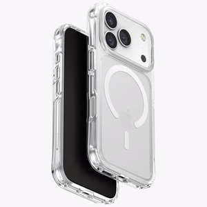 Uniq LifePro Xtreme Magclick Lataussuojakuori iPhone 17 Pro:lle - Läpinäkyvä-Glitter