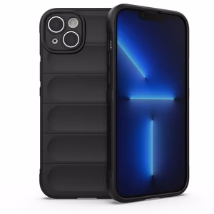 Magic Shield Kotelo tapauksessa iPhone 14 Plus joustava panssaroitu kansi musta