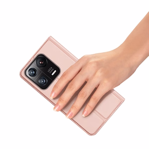Dux Ducis Skin Pro Suojakuori Xiaomi 13 Pro läppäkotelo korttiLompakko jalusta vaaleanpunainen