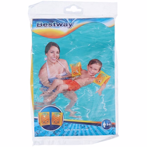 Bestway puhallettavat lasten uimakellukkeet, 23 × 15 cm, oranssit