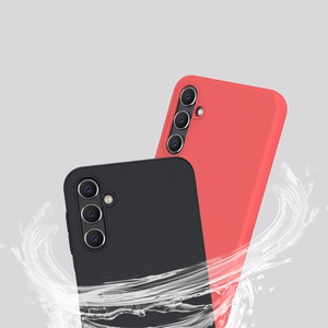 Nillkin Super Frosted Shield Suojakuori Samsung Galaxy A14 5G / Galaxy A14:lle musta