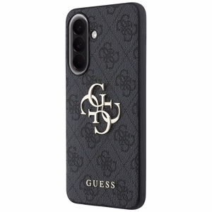 Guess HC PU 4G Big Metal Logo case for Samsung Galaxy A37 black