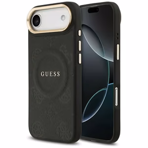 Guess Peony Hot Stamp MagSafe Suojakuori iPhone Air:lle - musta