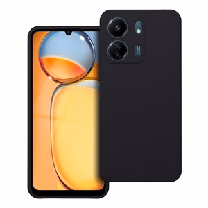 Silikoninen 2 mm suojakuori Xiaomi Redmi 13C:lle, musta