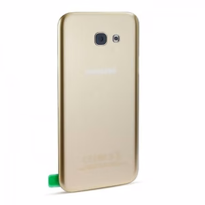 Takakansi Samsung A320 A3 2017 kultainen (kameran linssin kanssa) HQ