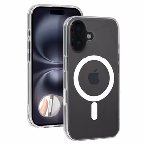 MagSafe Clear Camera Control Suojakuori iPhone 16 Plus:lle läpinäkyvä