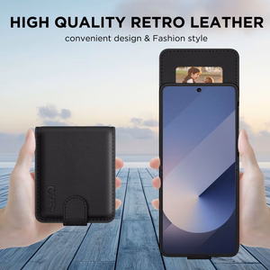 Tech-Protect Lompakkosuojakuori Samsung Galaxy Z Flip 6 / 7 Fe:lle - musta