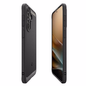 Spigen Rugged Armor -suojakuori Samsung Galaxy A57 5G:lle - musta
