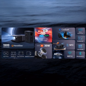 Yaber K3 Pro LCD FullHD 1080p Multimediaprojektori JBL Kaiuttimilla ja Subwooferilla - Musta