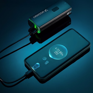 Wozinsky polkupyörän etuvalo USB-C-kaapelilla, 3000 lm – musta