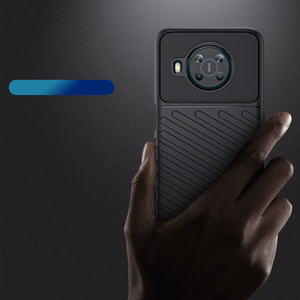 Thunder Case joustava panssaroitu suojus Nokia X100:lle musta