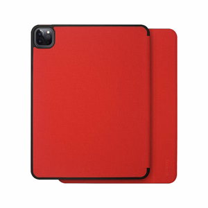 Crong FlexFolio case for iPad Air 11" (2026–2024) / iPad Air 10.9" (5th / 4th gen.) / iPad Pro 11" (2022–2021), with Apple Pencil holder, red