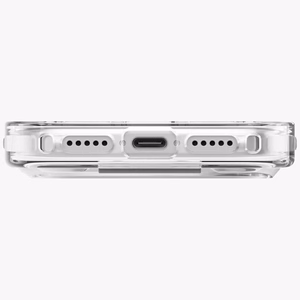 Uniq Heldro Air Suojakuori iPhone 17 Pro:lle Magclick-latauksella - Läpinäkyvä