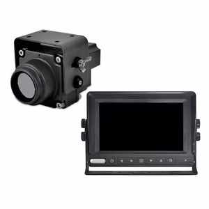 Vehicle night-vision system with 384×288 thermal camera and 7-inch IP69K monitor