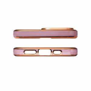 Valaistus Väri Asia Xiaomi Redmi Note 11 geeli kansi kultainen kehys violetti