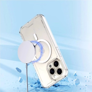 Wozinsky Clear Corner Suojakuori MagSafe Samsung Galaxy S24 FE:lle - kirkas