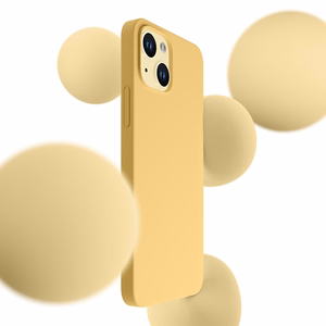 3mk Hardy Silicone MagCase Suojakuori iPhone 15 Plus:lle - keltainen